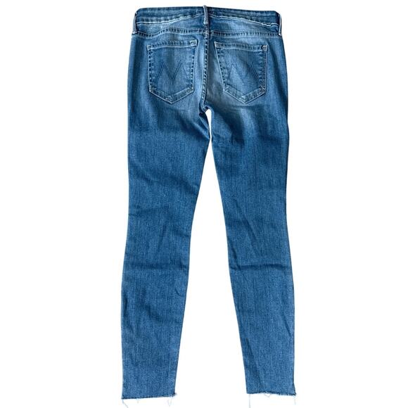 MOTHER The Looker Zip Fray Low-Rise Skinny Jeans in Home Sweet‎ Home Size 25 - Picture 4 of 11